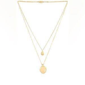 Jenny Bird Mithras layered Necklace gold plated